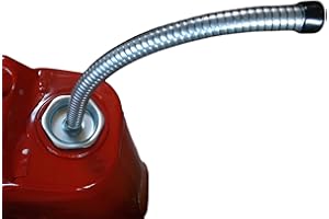 GAS SPOUTS PLUS "JERRY CAN METAL SPOUT w/built in Metal Screen incl Gasket & Spout Cap" HEAVY DUTY Army Surplus Military USMC BLITZ Gallon Gas G Jerrycan Flexible Pouring Fuel Nozzle Brand NewCan not included