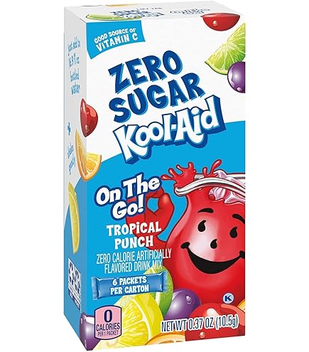 Amazon.com : KoolAid Sugar-Free Tropical Punch On-The-Go Powdered