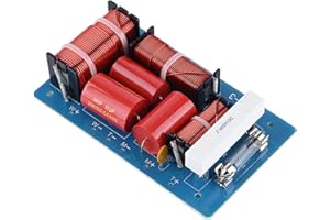 ZERONE Speaker Frequency Divider Board, Treble Alto Bass 3 Way High Power Hi-Fi Audio Crossover Filter - Frequency Distributor DIY Module