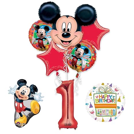 Amazon Com The Ultimate Mickey Mouse 1st Birthday Party Supplies