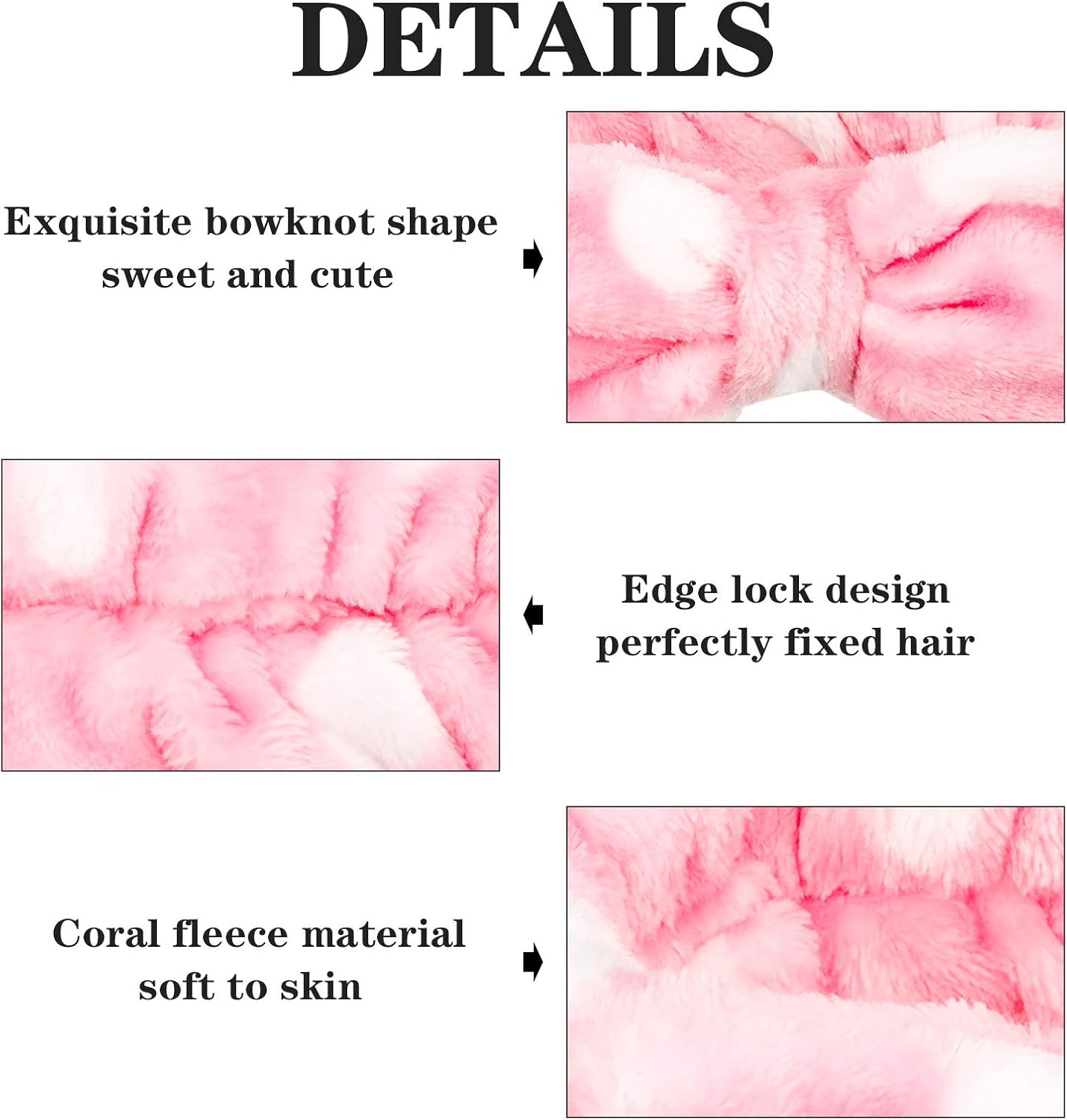 metagio 6 Pack Spa Makeup Headbands - Image 5