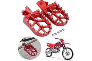 AnXin Dirt Bike Foot Pegs Motorcycle Footpegs Foot Pedals Rests CNC for CRF250F 19-24 XR150L 15-24 CRF150F CRF230F 03-19 Hawk