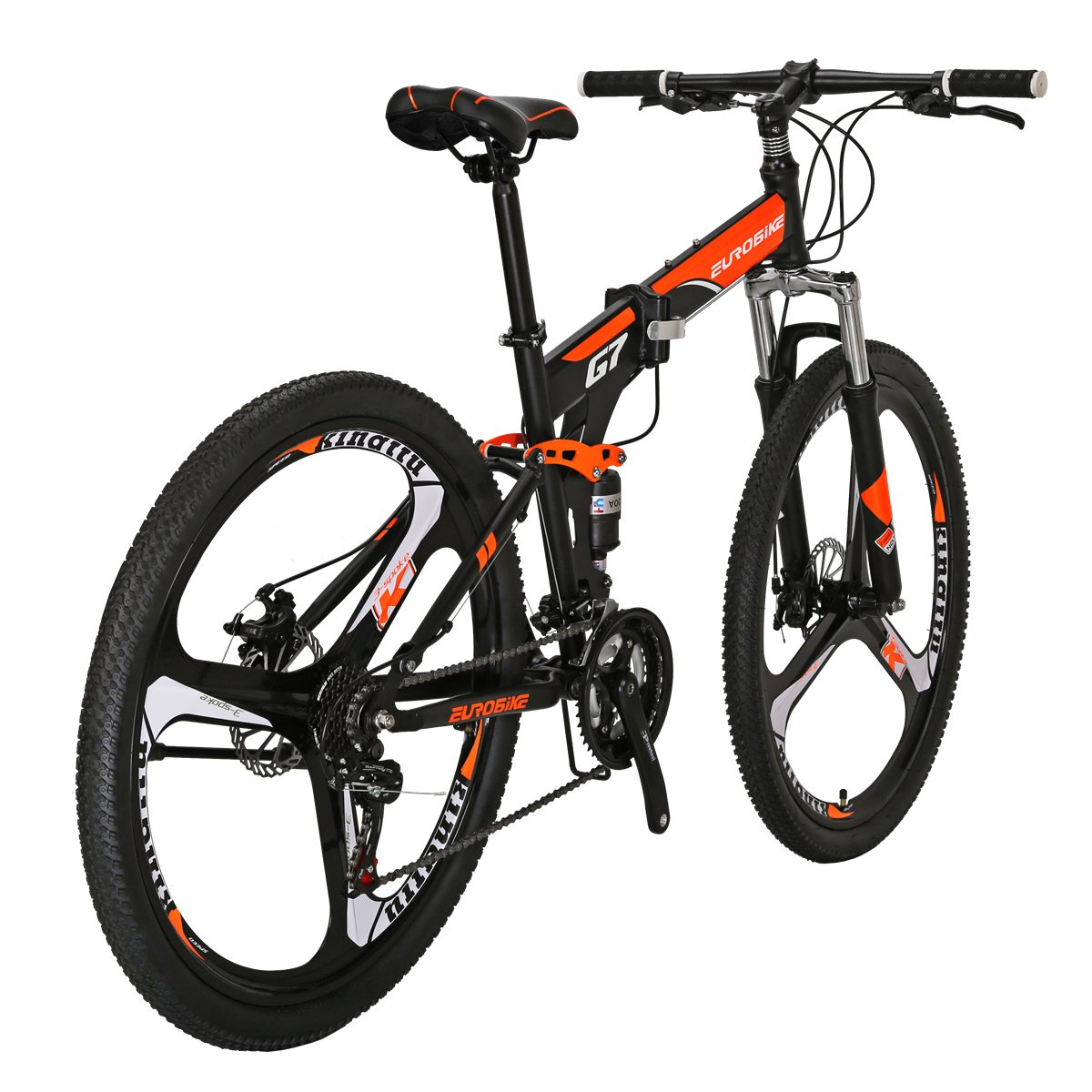 Eurobike G7 Mountain Bike 21 Speed Steel Frame 27.5 Inches 3Spoke