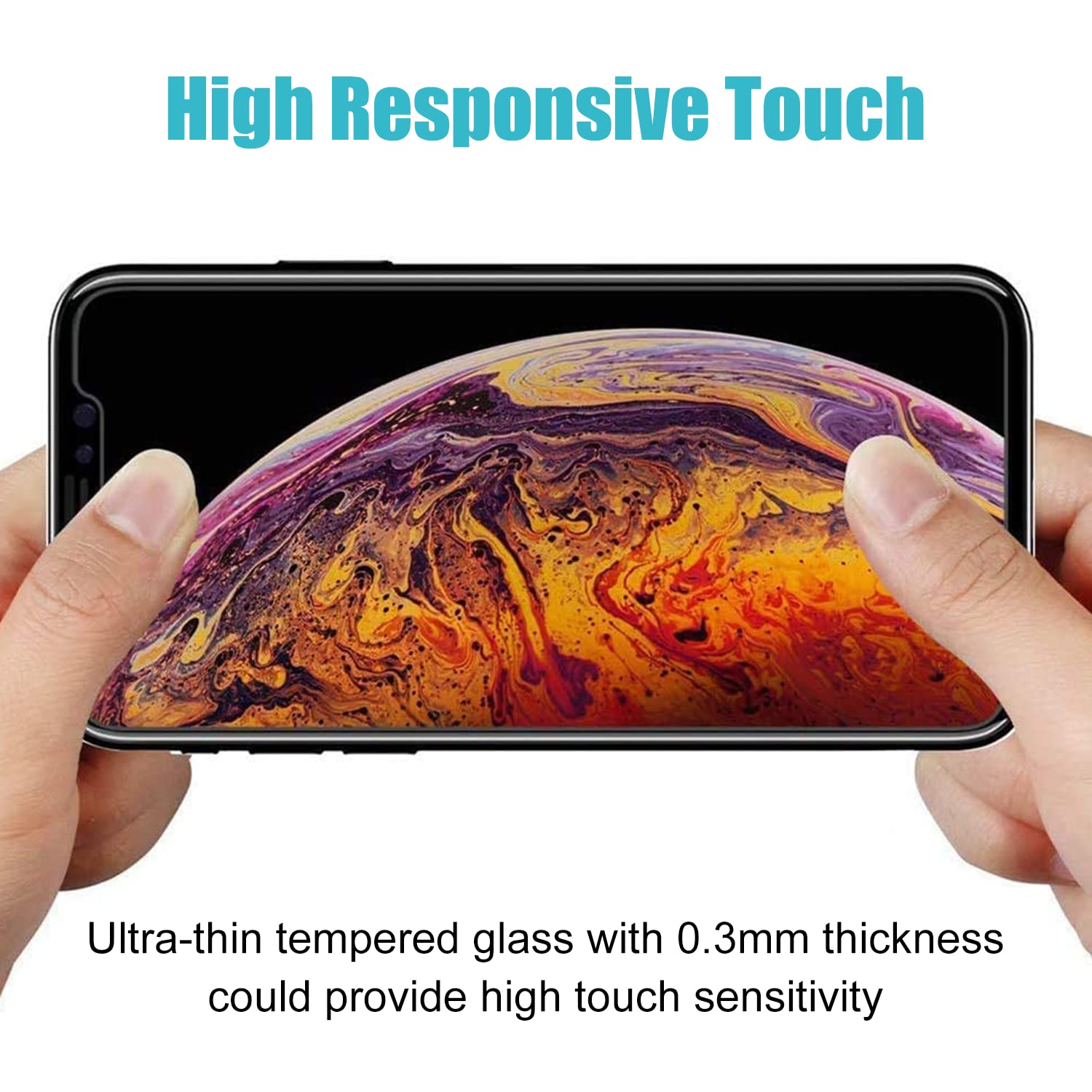 [3 Pack] Privacy Screen Protector for iPhone 11/iPhone XR Anti-Spy Tempered Glass Film Upgrade 9H Hardness Case Friendly Easy Installation Bubble Free 3D Touch Support [6.1 inch]