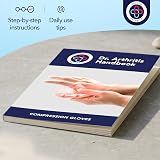 Dr. Arthritis Compression Gloves & Handbook for Arthritis Carpal Tunnel Grey M view 4