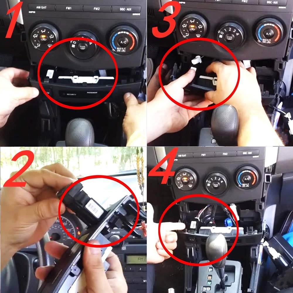 RLP Aux Jack Port Replacement 8619002010 fit Corolla Tundra Aux Port