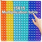 Multiplication Game Multiplication Tables Rainbow Education Popular fidgety Toys 15X15 Multiplication Tables, Math Learning Tools Multiplication Table Game Multiplication Division Flash Cards