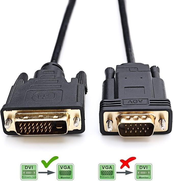 Active DVI to VGA, YIWENTEC DVI 24+1 DVID M to VGA Amazon.co.uk