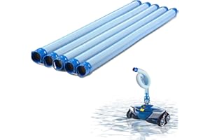 YUCIRI 5-Pack Pool Cleaner Hose for X7 T3 T5 MX6 MX8, 39 in Swimming Pool Vacuum Hose Replacement Kit, R0527700 X38210S Twist Lock MX6 Replacement Parts