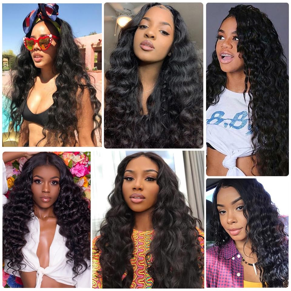 Condition photo showing New/Like New for 28 30 32 inch bundles human hair color 1b kinky curly bundles niegmeag brazilian virgin remy hair ex
