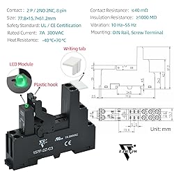 6 Volt Electromagnetic Power Relay with Test Button