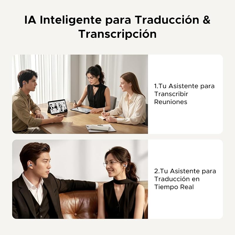 ClipBuds Pro 2 Auriculares Inalambricos Bluetooth Traducción IA 46H