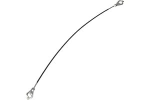 Crown Automotive J5752617 Tailgate Cable for Jeep CJ, Black Silver
