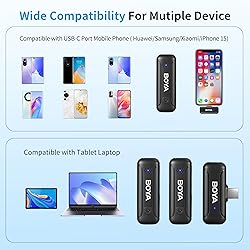 BOYA Dual Wireless Lavalier Microphone for Android