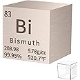 Bismuth Cube Metal Density Cubes Pure Metal High Density Element Cube for Element Collections Lab Experiment Material Hobbies DIY Teacher Science Creative Gift (Bi 1inch)