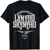 Lynyrd Skynyrd Freebird Retro Logo 1974 Rock Music 70s Gifts T-Shirt