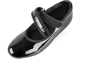 Easy Strap Tap Shoes for Girls and Boys Slip On Dance Shoe (Toddler/Little Kid/Big Kid)