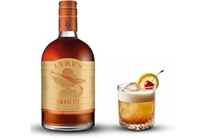 Lyre's Amaretti, Award-Winning Non Alcoholic Amaretto Alternative, Zero Proof Spirit for Non Alcoholic Amaretto Sours, Cocktails and Dessert Drinks (23.7 Fl Oz)