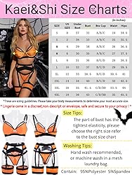 Kaei&Shi Garter Belt Thong Lingerie for