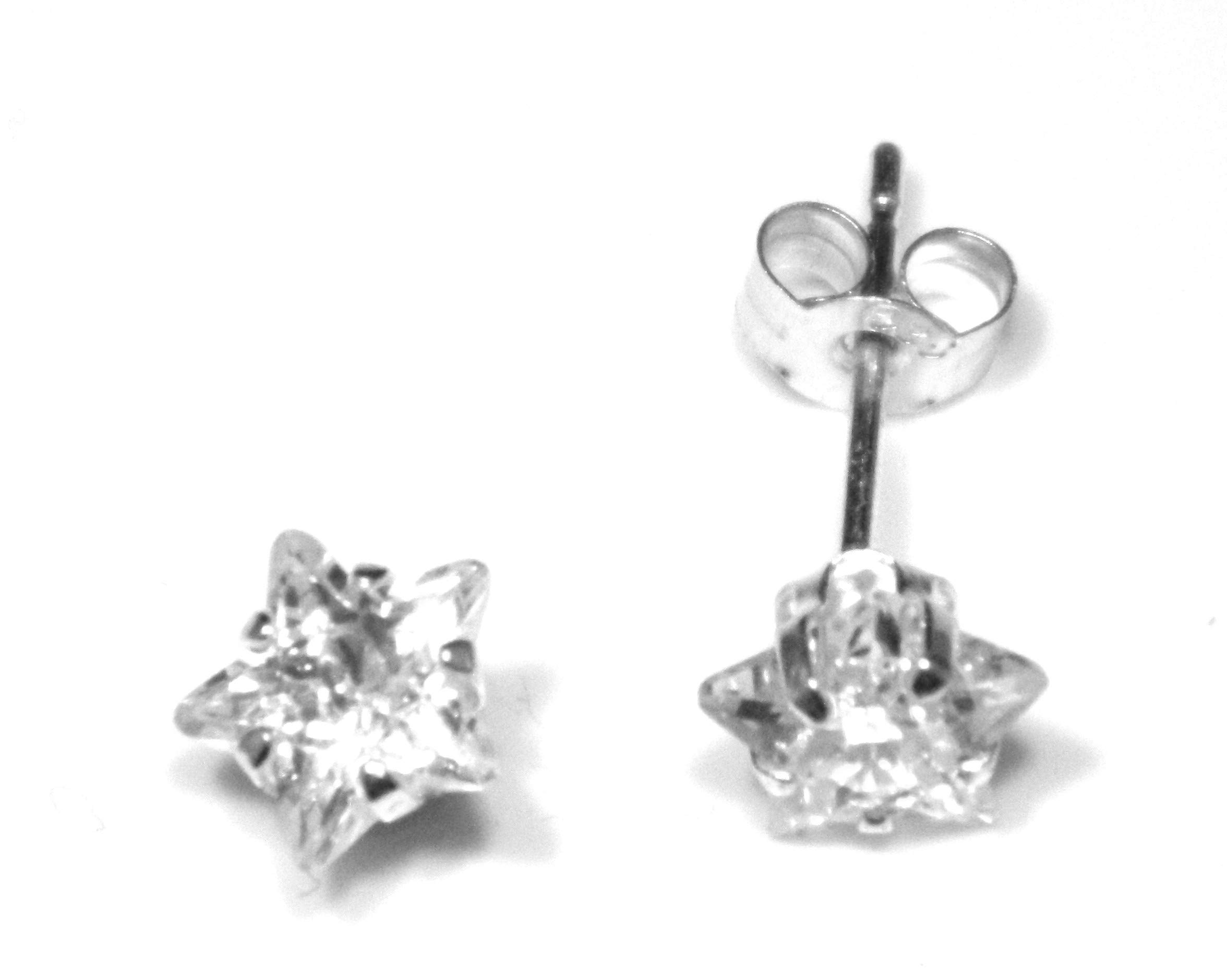 Arranview Jewellery Star CZ Stud Earring in Genuine 925 Sterling Silver — image 1