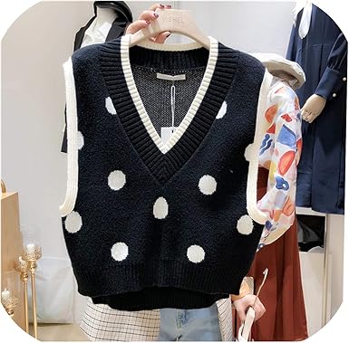 knitted sleeveless pullover