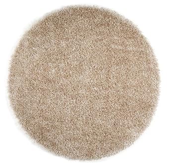 Schoner Wohnen Shaggy Teppich Feeling Beige 150 Cm Rund Amazon De