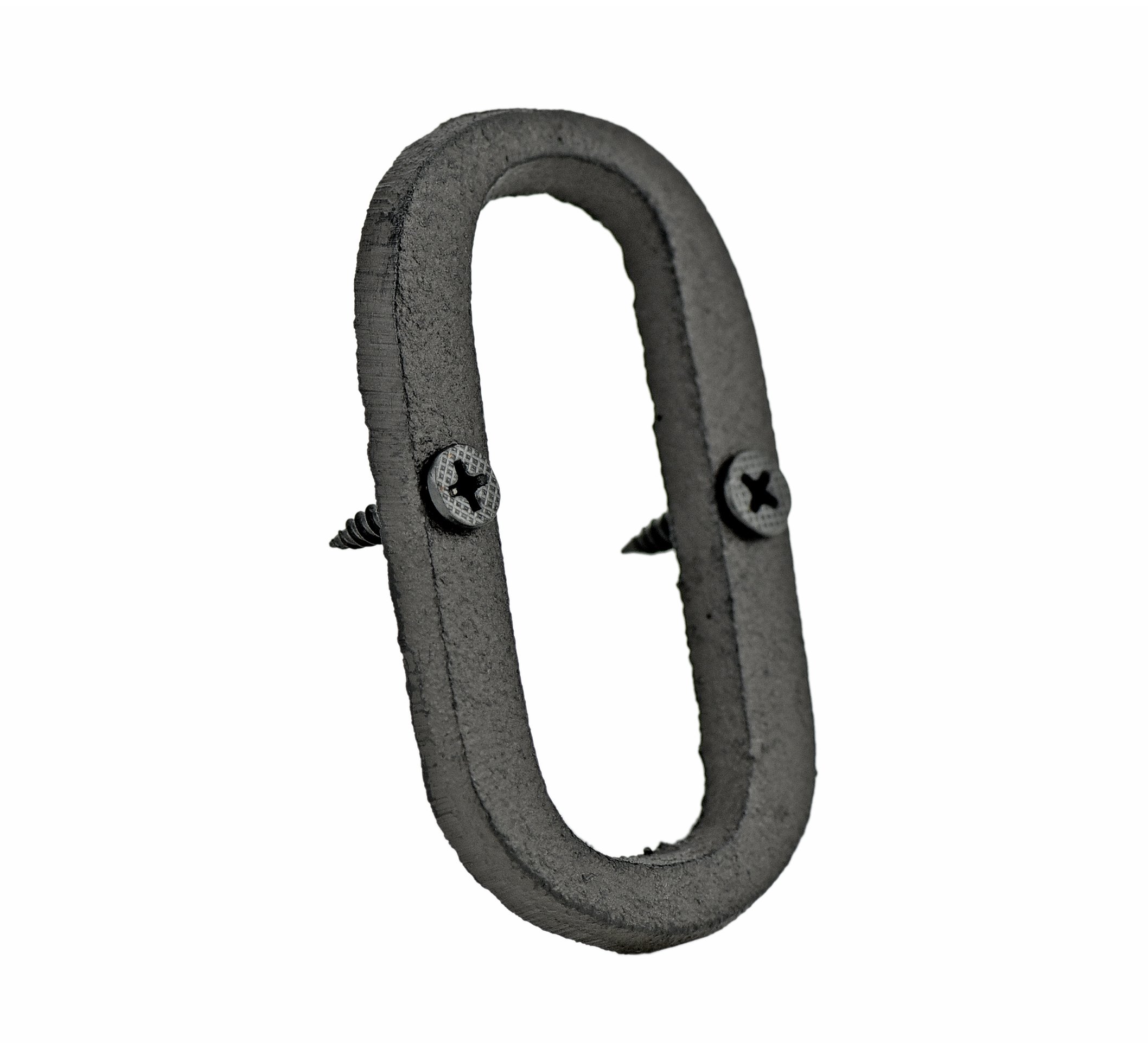 FiveSeasonStuff Vintage Decorative Cast Iron Letters with Mounting Screws (O)