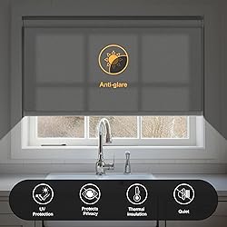Boolegon Light Filtering Roller Shades for