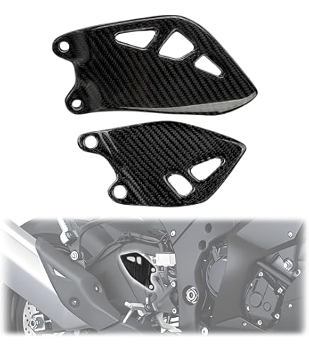 Motorcycle Foot Peg Heel Plates Guard For ZX-10R ZX10R 2011-2021 For ZX-10RR ZX10RR 2017-2020 Green, Foot Pegs - Canada - View #5