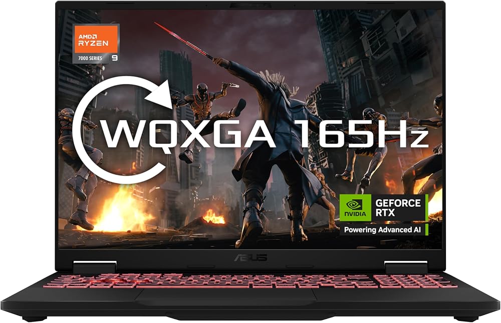 ASUS TUF A16 FA608PM 16.0 inch Gaming Laptop Ryzen 9 RTX 5060 32GB 1TB