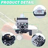 Adefol Carburetor Kit 9 in 1 for Honda GX25 GX35 HHT25 FG110 HHT35 view 3