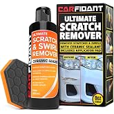 Carfidant Scratch &amp; Swirl Remover for Cars, Paint Restorer, 8.4 oz | Paint scratch &amp; swirl remover, helps reduce light scratches, oxidation &amp; paint transfer, hand application