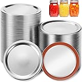 100pcs Canning Lids Regular Mouth for Ball, Split-Type Lids Leak Proof Storage Jar for Round Bottle Canning Jar Caps Mason Ja