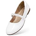 DREAM PAIRS Girls Mary Jane Dress Shoes Ballerina Flats for Wedding, Party (Toddler/Little Kid/Big Kid)
