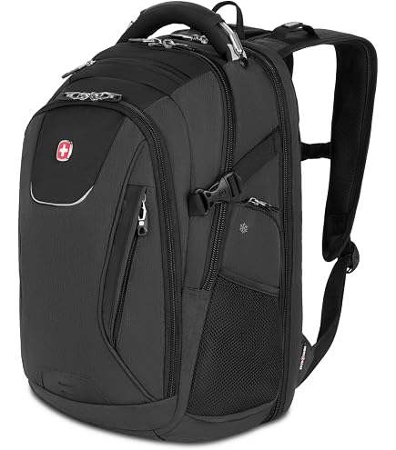 1923 scansmart tsa laptop backpack 19 Amazon.com: Swiss Gear SA1923 Black TSA Friendly ScanSmart Laptop Backpack
