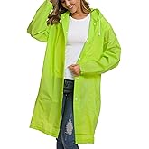 Besshopie EVA Raincoat Waterproof Rain Poncho Reusable Unisex Men Women Long Clear Rain Wear