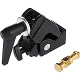 Manfrotto 035RL Super Clamp with 2908 Standard Stud - Replaces 2900 - Black