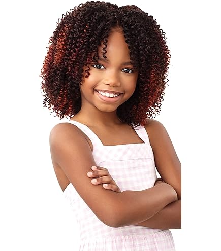 Amazon.com : Outre Crochet Braid X-Pression Lil Looks 2X 4A KINKY