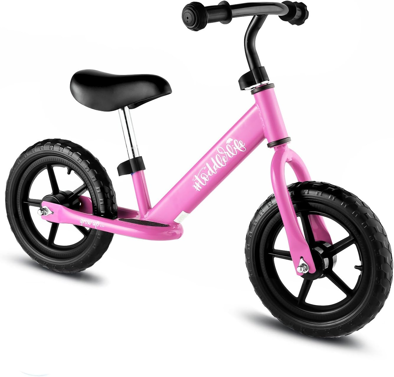 BIKFUN Balance Bike for Kids, No Pedal Traning Children Cycles with Adjustable Handlebar and Seat, Toddler Walking Bicycle