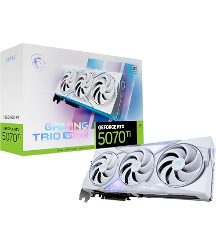 MSI Gaming RTX 5060 Ti 8G Gaming Trio OC White Graphics Card (8GB