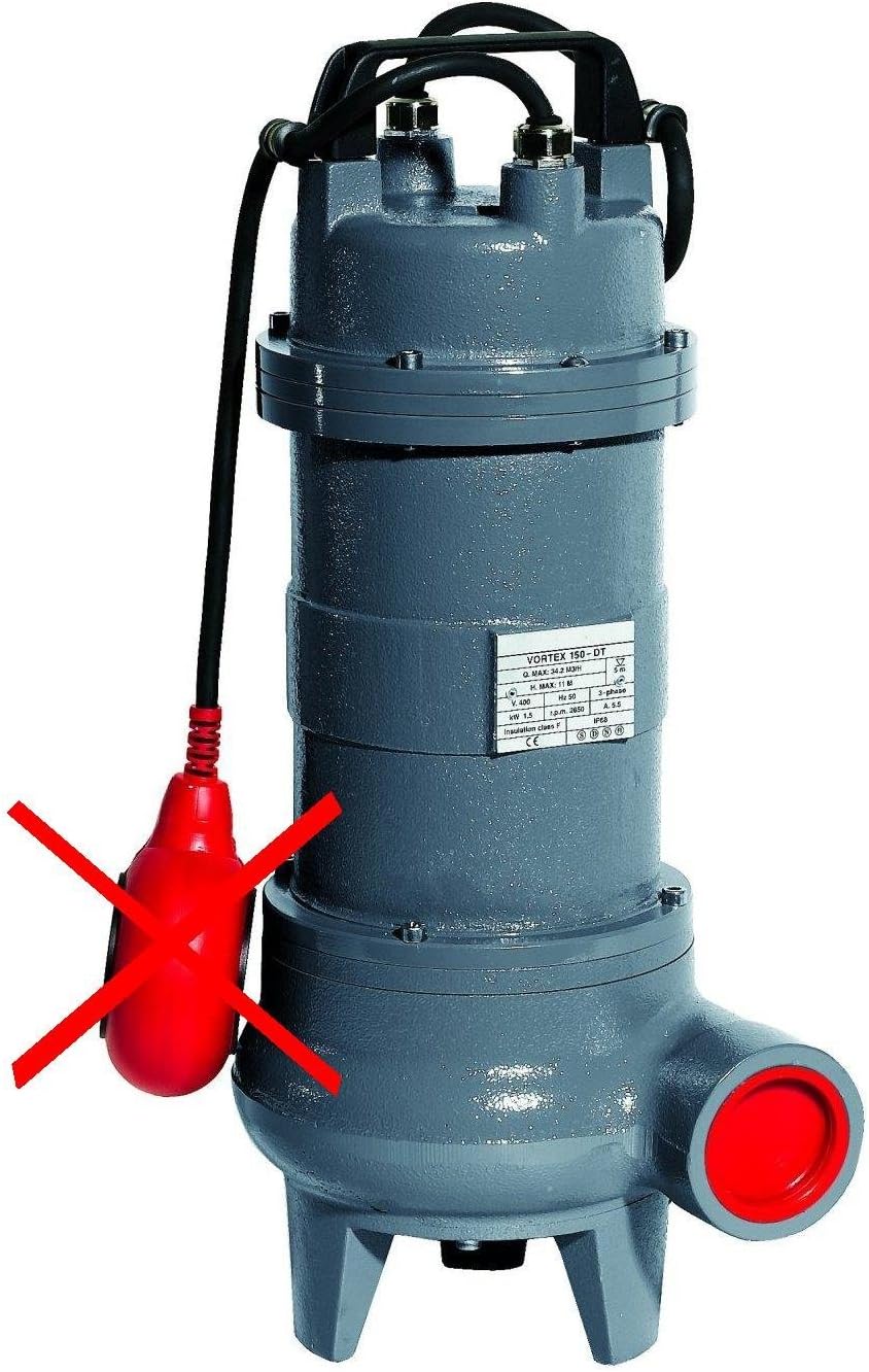 COMEX Sewage Water 400V 50Hz Pump VORTEX150T Submersible 1,1kW 1,5Hp solid50mm