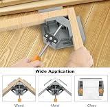 Housolution Right Angle Clamp 4-Pack 90° Aluminum Alloy Corner Clamp for view 9