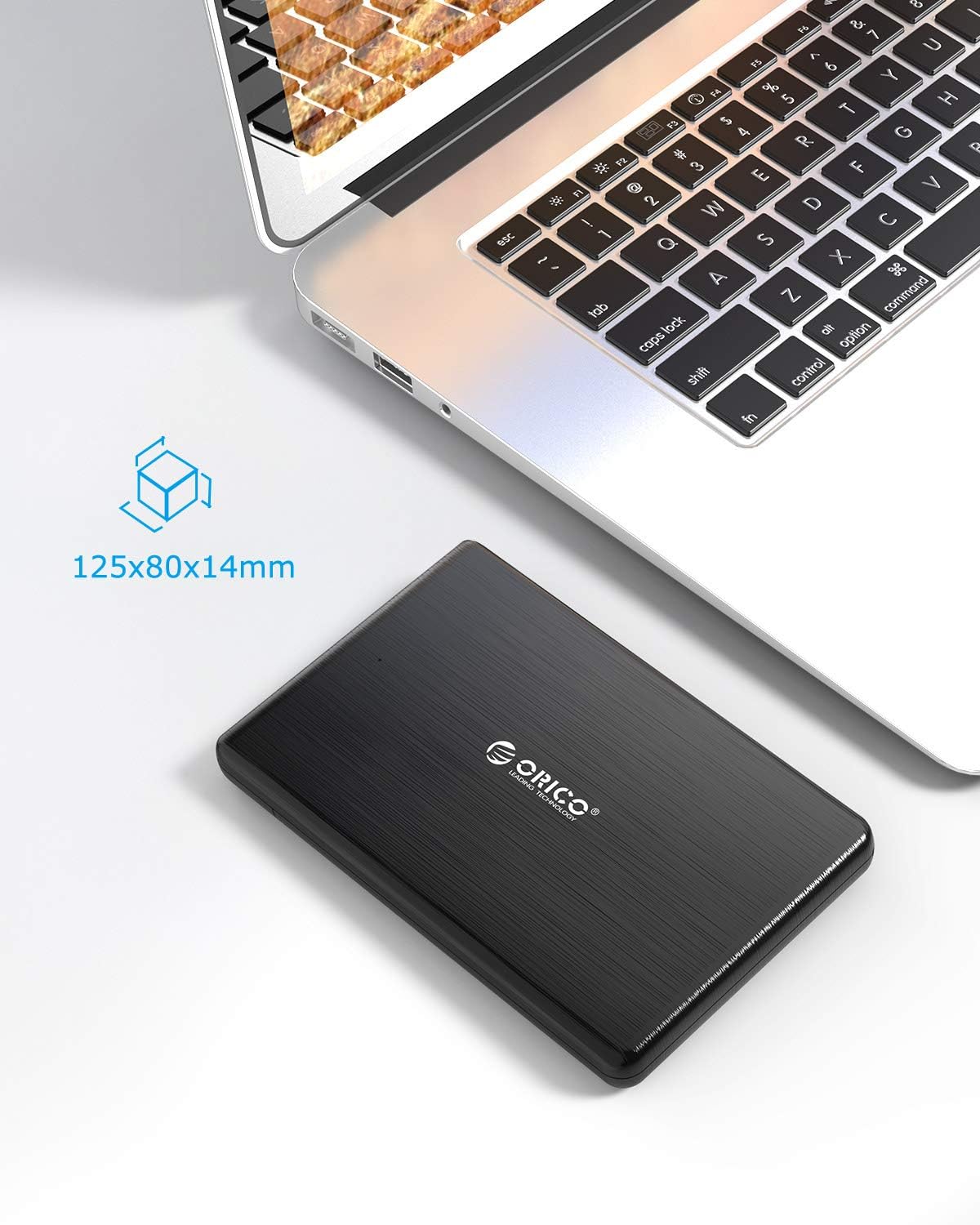 ORICO USB3.0 to SATA III 2.5" External Hard Drive Enclosure for 7mm and 9.5mm 2.5 Inch SATA HDD/SSD Tool Free [UASP Supported] Black(2189U3): Computers & Accessories