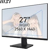 MSI PRO MP275Q 27 Inch WQHD IPS Monitor 100 Hz HDMI 2.0b DP 1.2a Speakers view 2