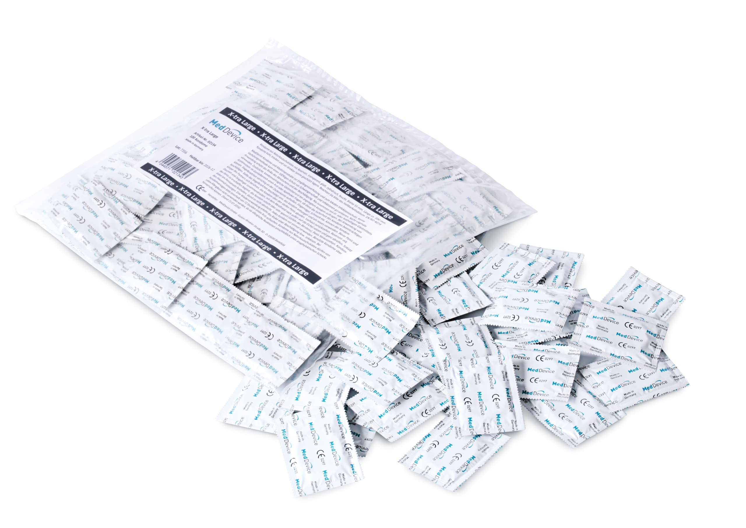 MedDevice 100 Extra Large Professional Condoms