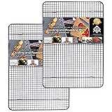 KITCHENATICS 100% Stainless Steel Roasting and Cooling Rack Fits Jelly Roll Pan, Rust Proof Rack with Patent-Pending Extra We
