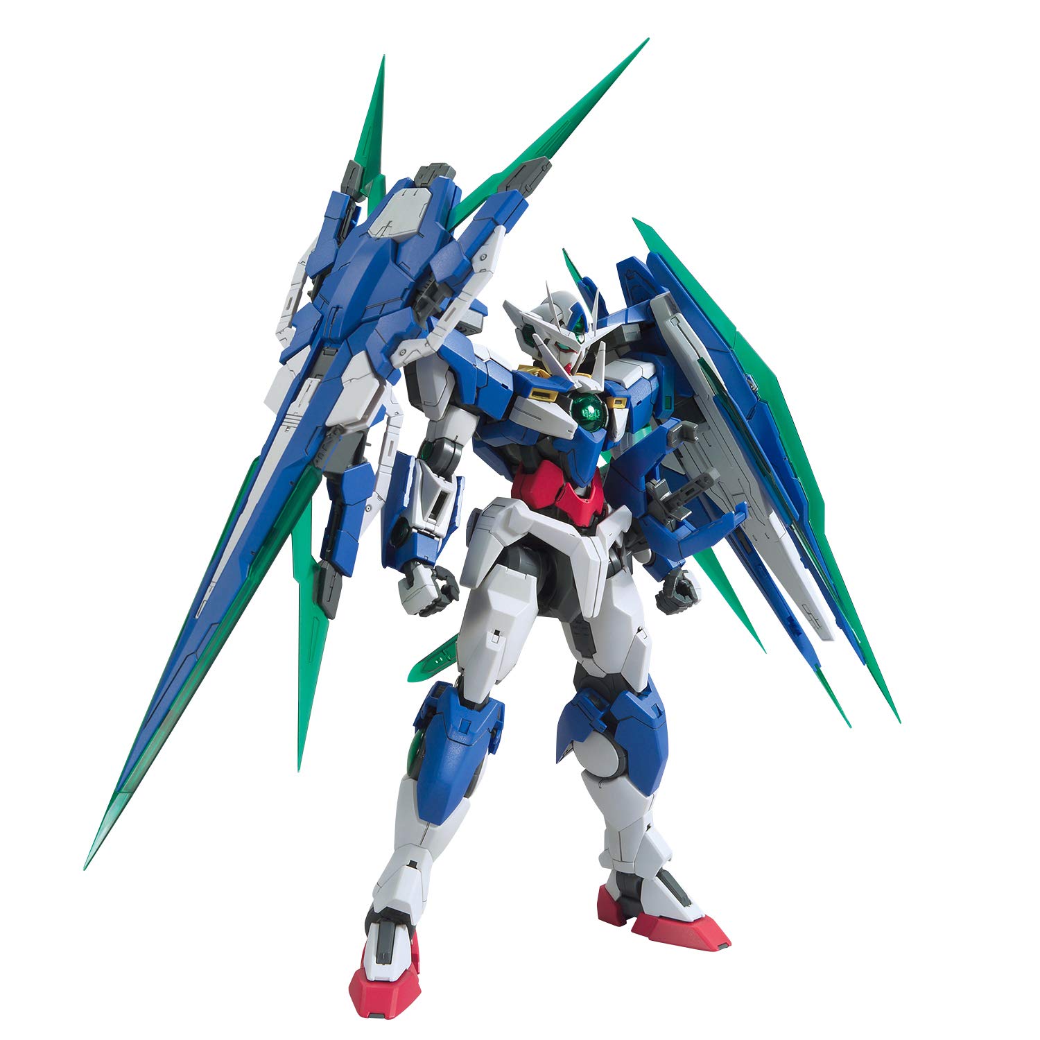 Buy Bandai Hobby Mg 1 100 00 Qan T Full Saber Mobile Suit Gundam 00v Battlefield Record Online At Low Prices In India Amazon In