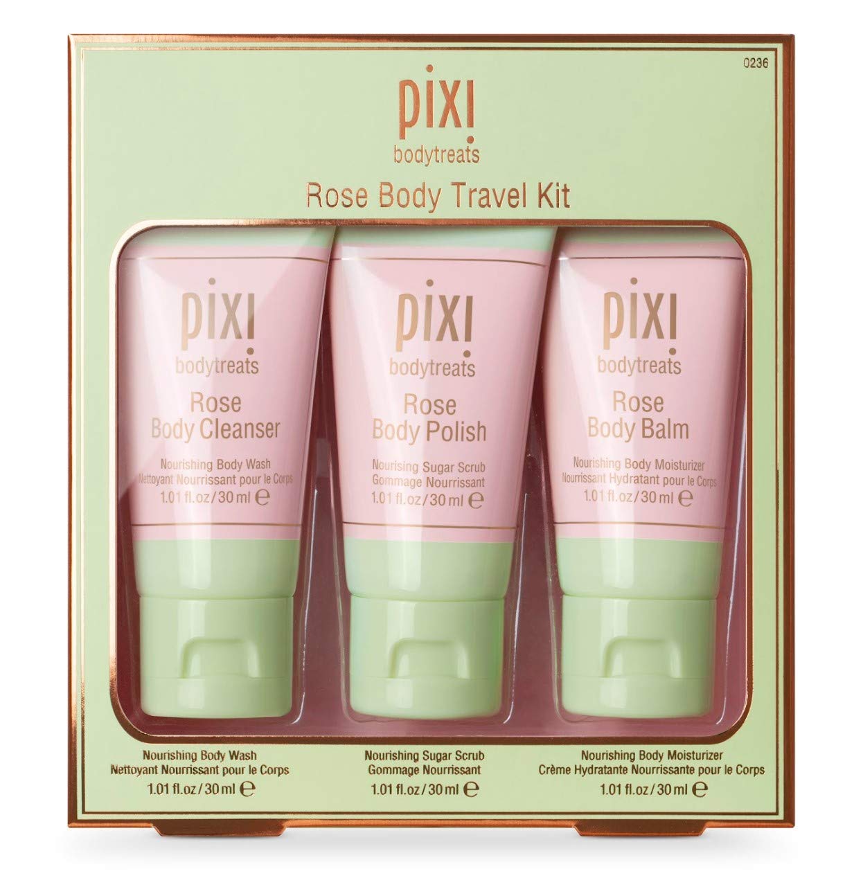 Pixi Rose Body Travel Kit