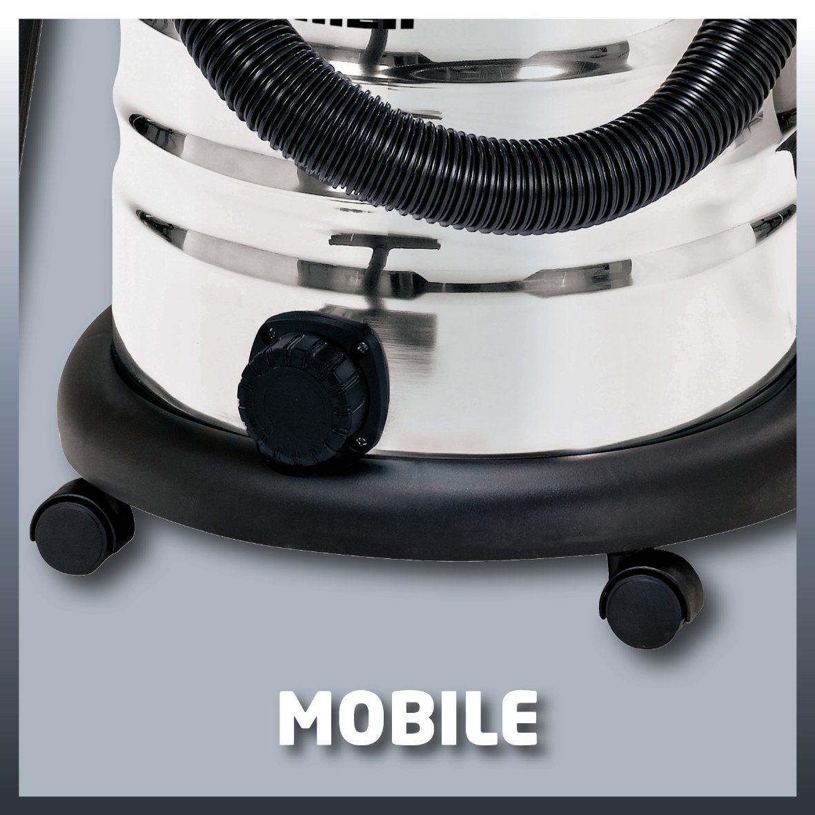 Mobilität eines Baustaubsaugers