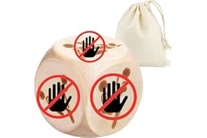 HD WOOD CRAFT Date Night Dice for Couples, Anniversary Wooden Valentines Day Gifts for Him Her, Date Night Ideas for Boyfriend Girlfriend, Romantic Wood Couple Date Night Ideas, Naughty Dice (Love Style C1)